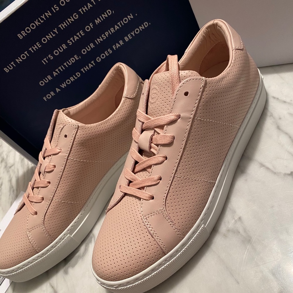 GREATS blush leather women’s sneakers 9.5